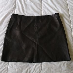 Guess Leather Mini Skirt